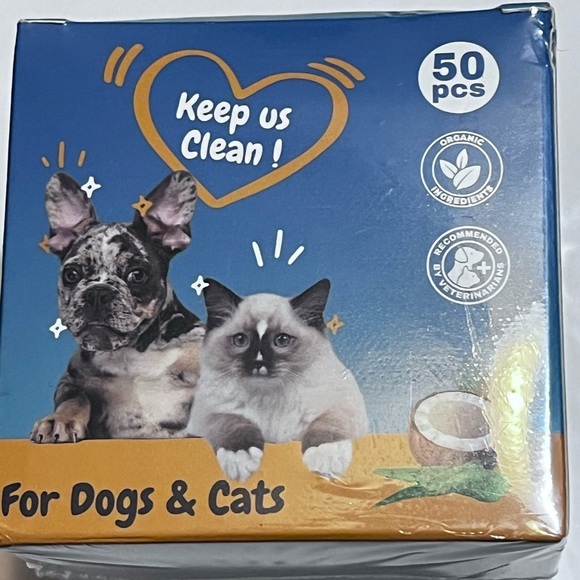 Ooh and Aah Products Other - Oohaya Pet Care Wipes for Dogs & Cats 50 Count